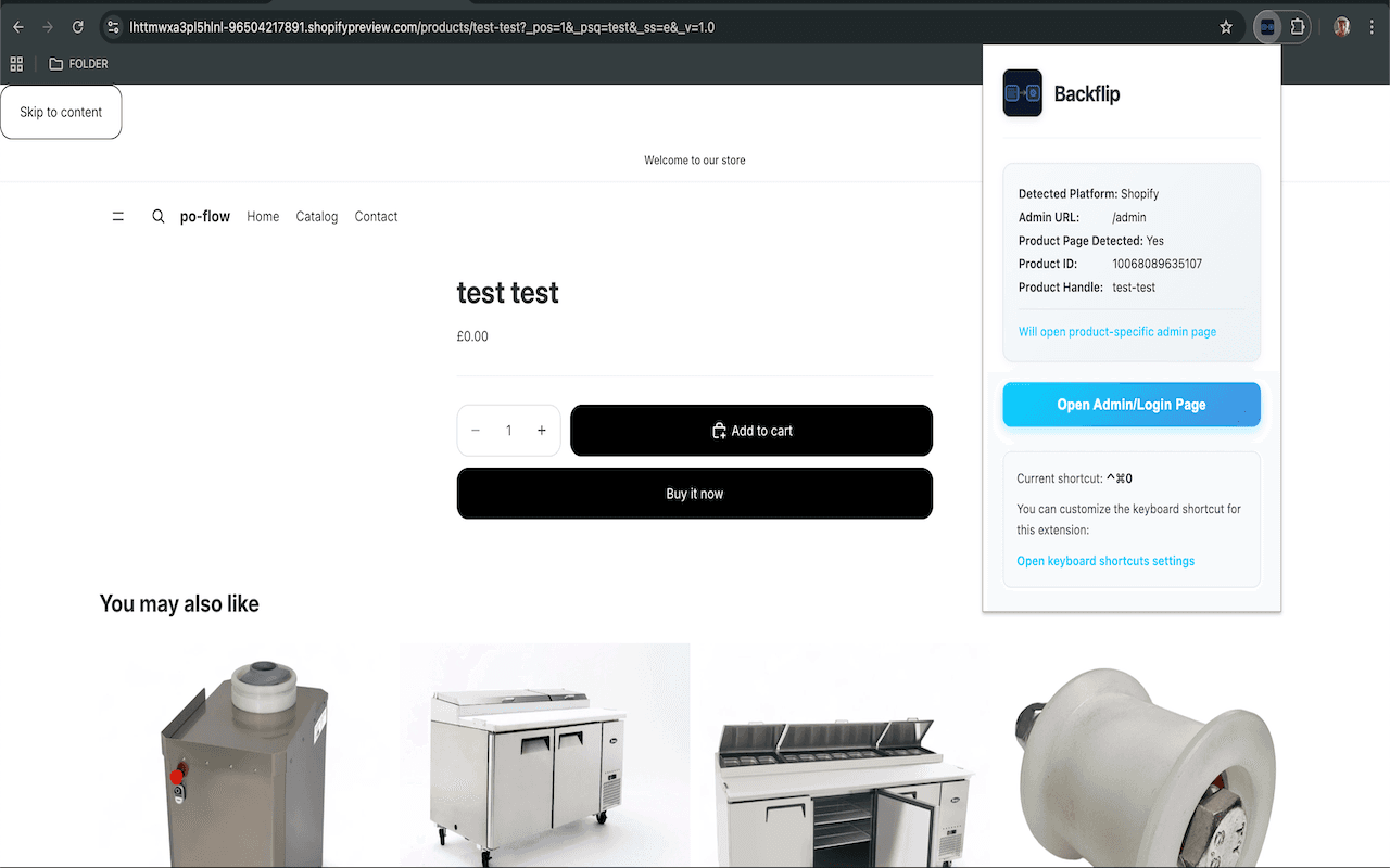 Chrome extension ecom