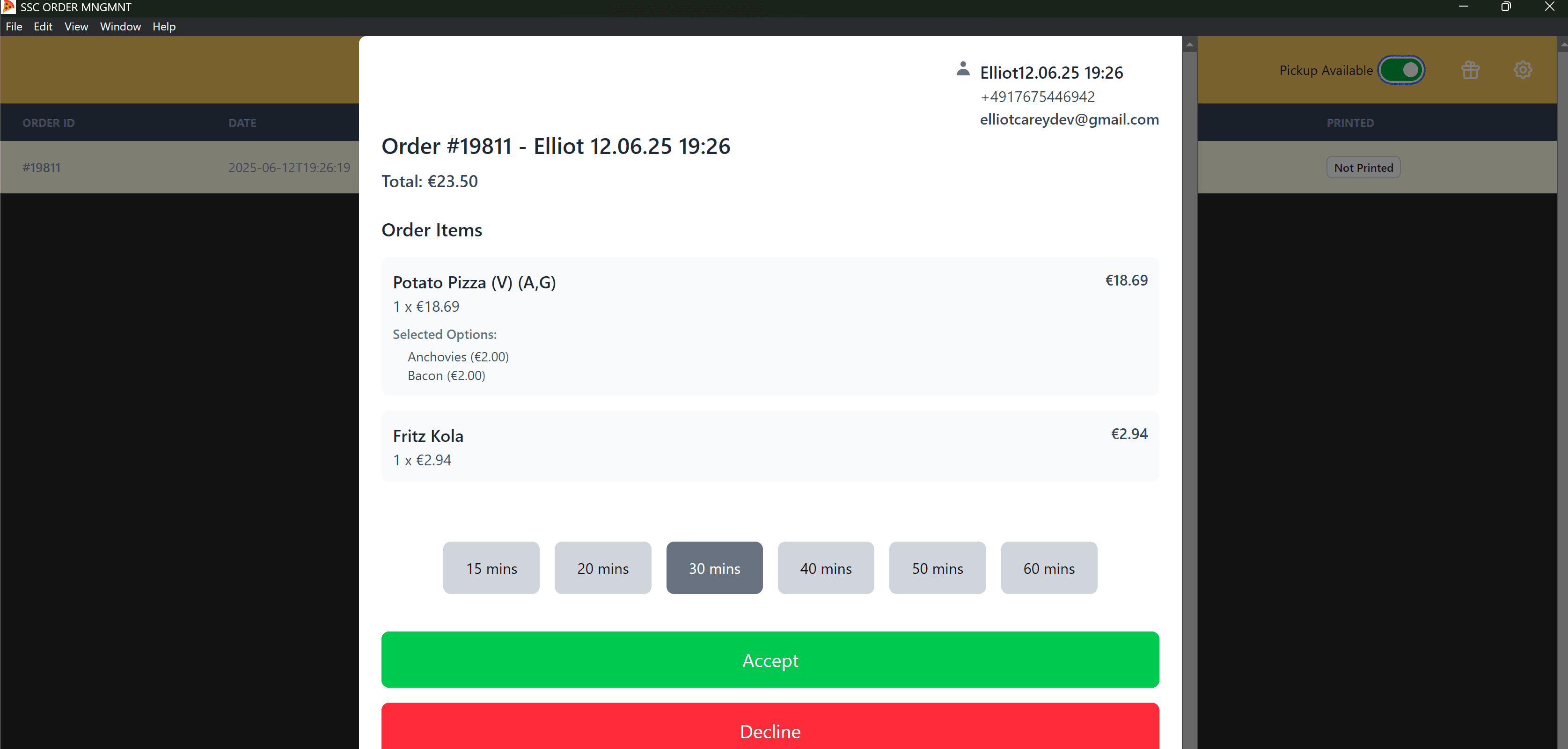Woocommerce Order Management System
